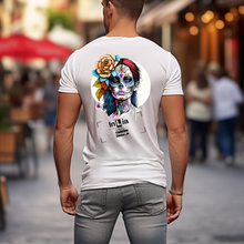 Lade das Bild in den Galerie-Viewer, INLIA La Catrina Backprint T-Shirt