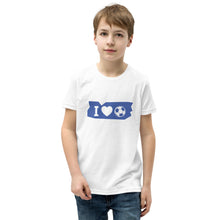 Lade das Bild in den Galerie-Viewer, Kurzärmeliges T-Shirt für Kinder "i love Football"