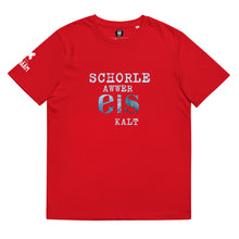 Lade das Bild in den Galerie-Viewer, "Schorle awwer Eis kalt" Bio-Baumwoll-T-Shirt