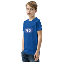 Lade das Bild in den Galerie-Viewer, Kurzärmeliges T-Shirt für Kinder &quot;i love Football&quot;
